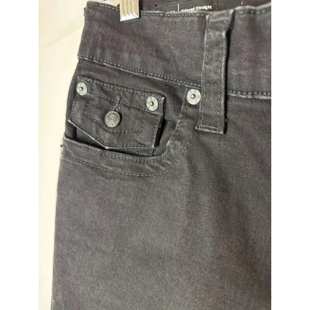 True Religion Ricky Relaxed straight jean in black men's sz. 29